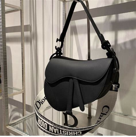 dior saddle bag black matte|dior saddle bag black inside.